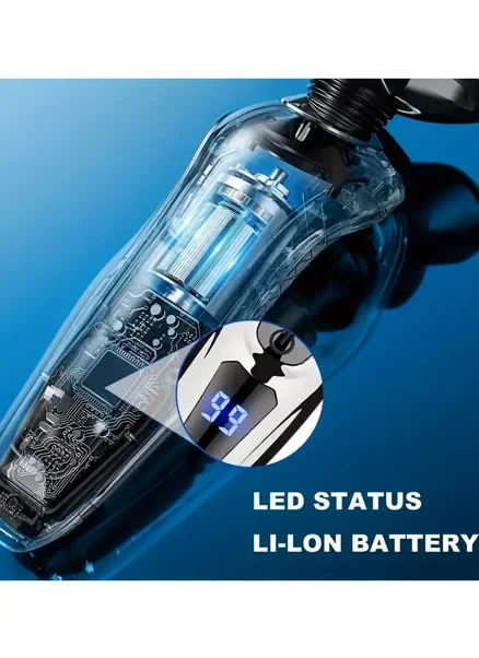 حلاقة كهربائية للرجال 3 في 1 – شحن USB ولحية وأنف