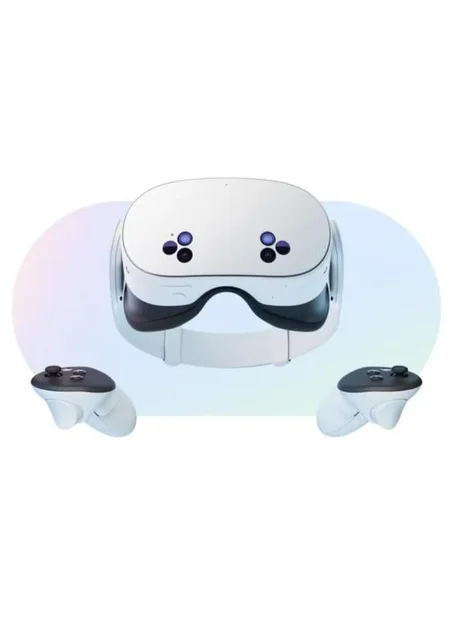Meta Quest 3S بسعة 256 جيجابايت – نظارة الواقع الافتراضي (لون أبيض)