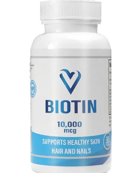 مكمل البيوتين لنمو الشعر
