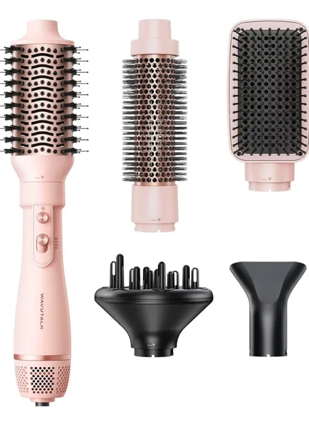مجموعة فرشاة تجفيف الشعر 5 في 1 – Wavytalk Air Sculpt لتصفيف وتمليس الشعر وتقليل التجعد