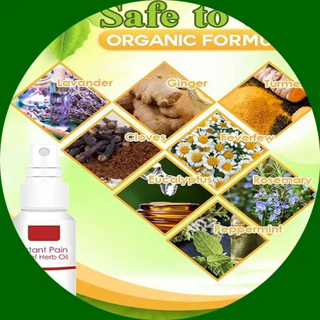 زيت تسكين الألم الفوري