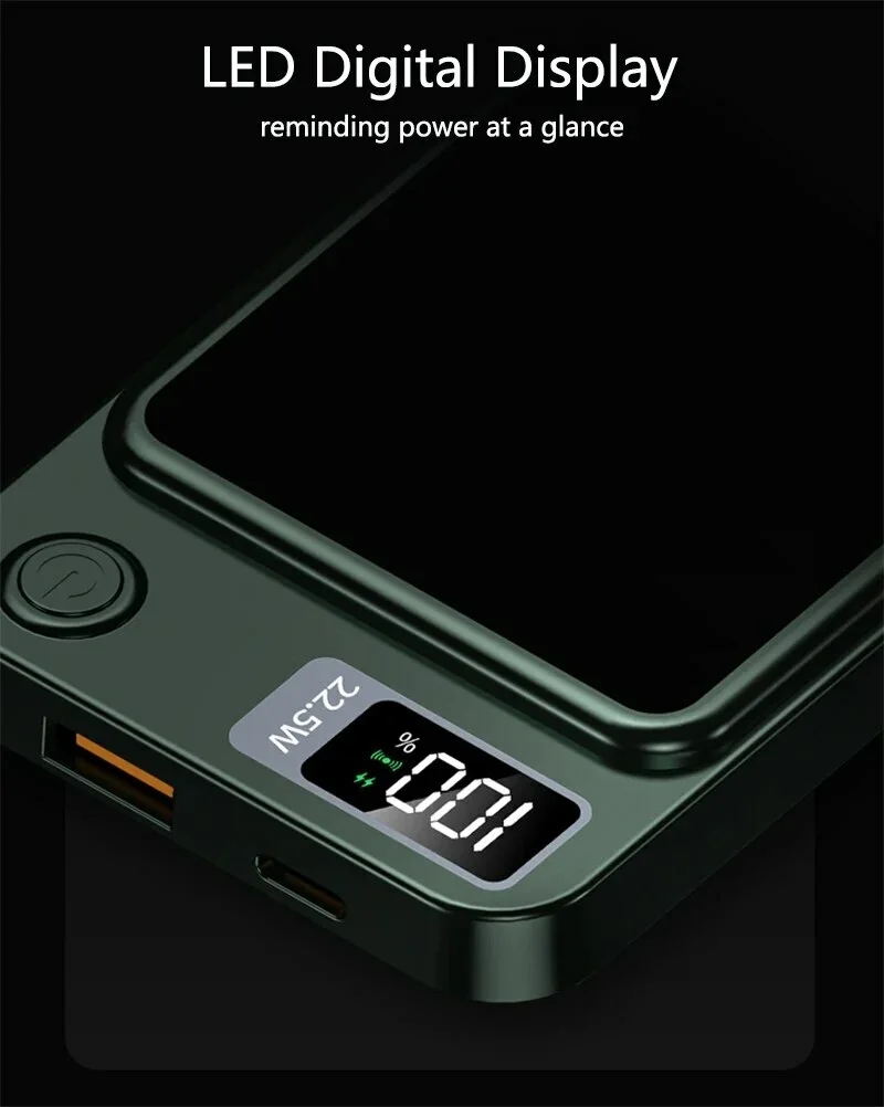 Power Bank Wireless 10000mAh – 22.5W Fast Charging