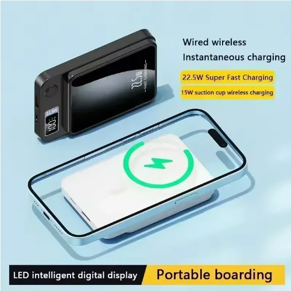 Power Bank Wireless 10000mAh – 22.5W Fast Charging