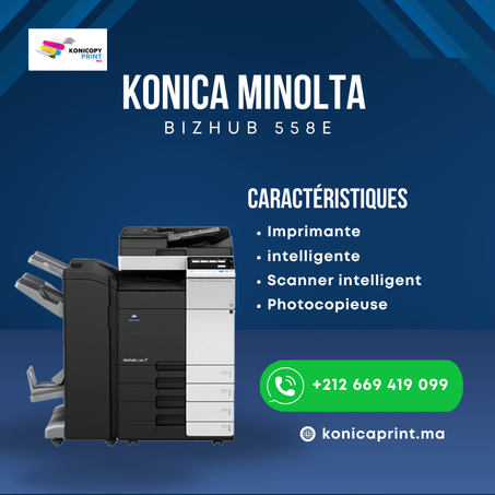 Photocopieur Konica Minolta Bizhub 558e