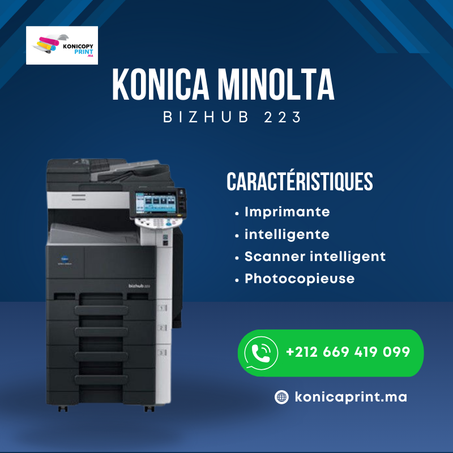Photocopieur konica minolta bizhub 223