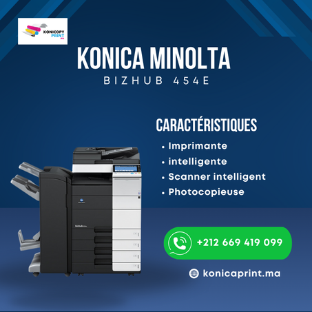 Photocopieur Konica Minolta Bizhub 454e