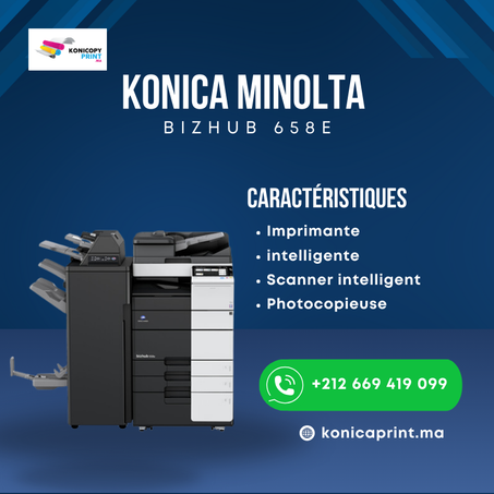 Photocopieur Konica Minolta Bizhub 658e
