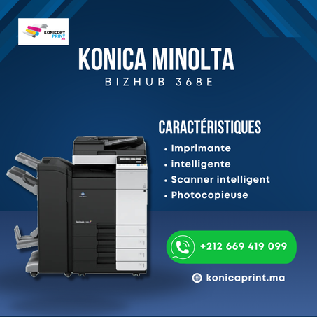 Photocopieur Konica Minolta Bizhub 368e