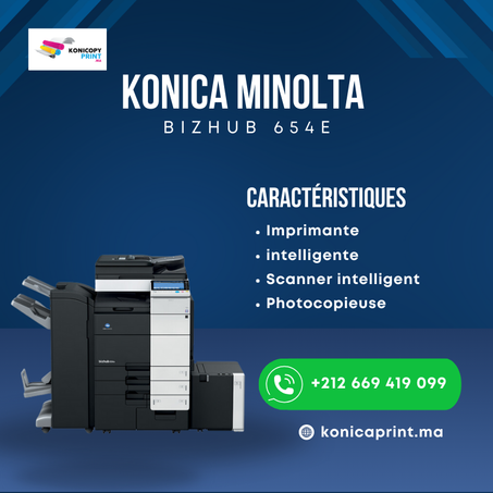 Photocopieur Konica Minolta Bizhub 654e