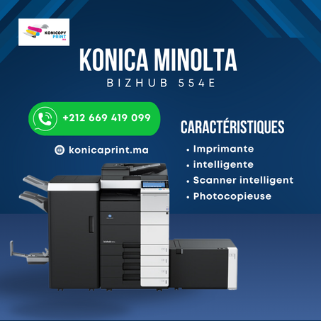 Photocopieur Konica Minolta Bizhub 554e
