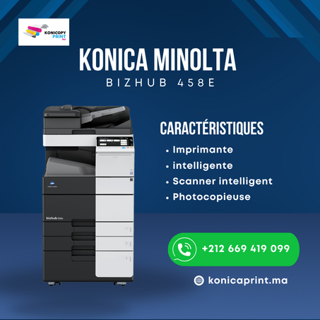 Photocopieur Konica Minolta Bizhub 458e