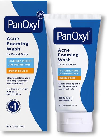 PanOxyl Acne Foaming Wash Peroxyde de benzoyle 10%