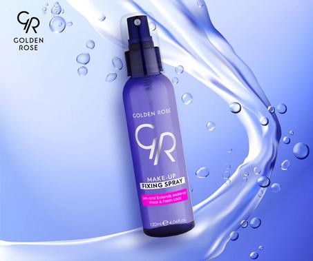 Base de teint & Fixateur: GOLDEN ROSE Make up fixing Spray 120 ml