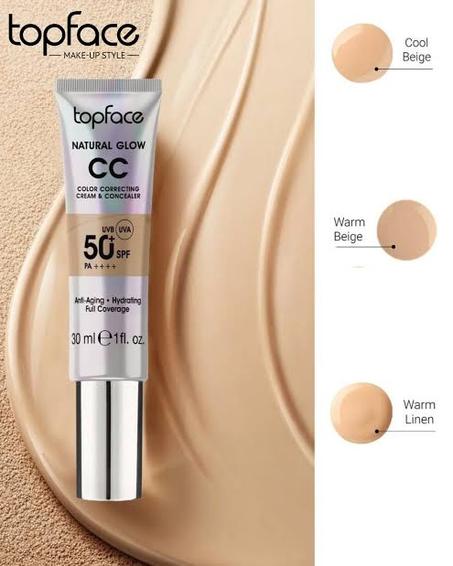 Topface CC Color Correcting Cream and Concealer  Ref:001 002 003 005