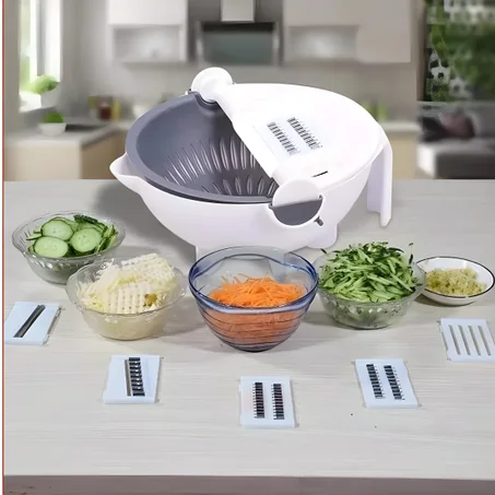 قطّاعة احترافية 9 في 1 مع مصفاة مدمجة