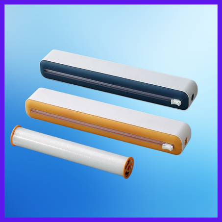 جهاز تقطيع و توزيع غلاف الطعام البلاستيكي