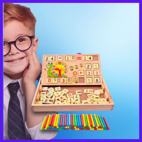 لعبة الأرقام التعليمية الخشبية