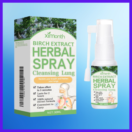 بخاخ الأعشاب لتنظيف الرئتين