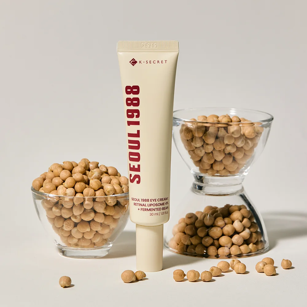 Crème pour les yeux au rétinol liposomique 4% SEOULL 1988 Bean, soin anti-âge coréen raffermissant pour les yeux, crème anti-rides