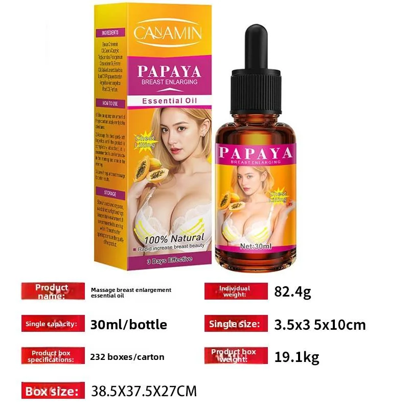 Huile Papaya pour le Volume des Seins