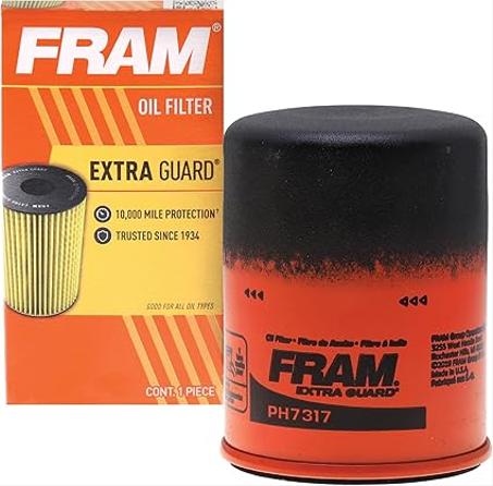Filtro roscado de aceite Fram ph7317 Extra Guard Passenger coche , extra protección, N/A
