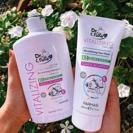 باك شمبوان وماسك مضاد لتساقط الشعر بخلاصة الثوم