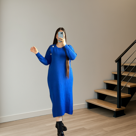 Robe en Laine Élégante – Confort & Style au Quotidien