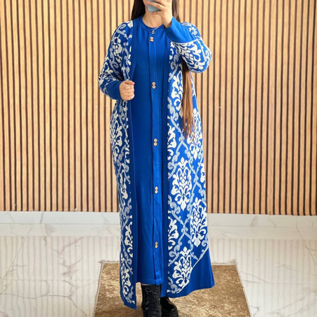 🌸 Robe en Laine Premium  – Élégance & Douceur Réunies