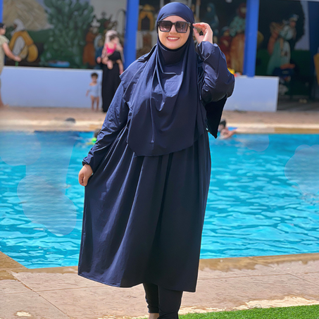 Burkini avec Jilbab – Élégance Totale et Confort Absolu