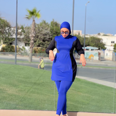 Burkini 3 pièces Bi-Couleur
