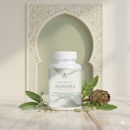 Zenflora – Complément digestif naturel 30 capsules | Pureté Marocaine