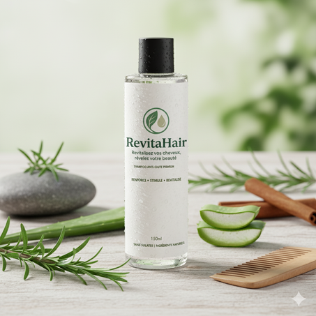 RevitaHair Shampoo Anti-Chute Premium – Renforce & Stimule la Repousse