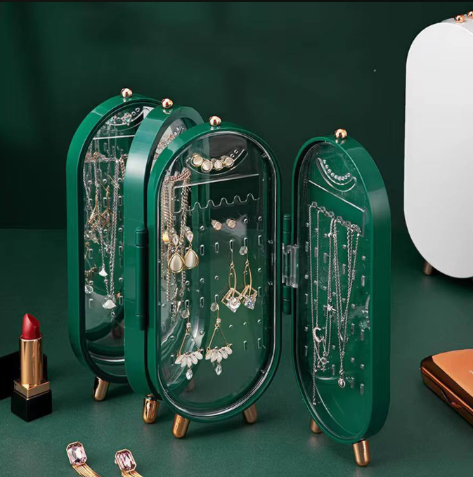 Boîte à Bijoux Pliante Élégante – Rangement à Bijoux Compact et Stylé