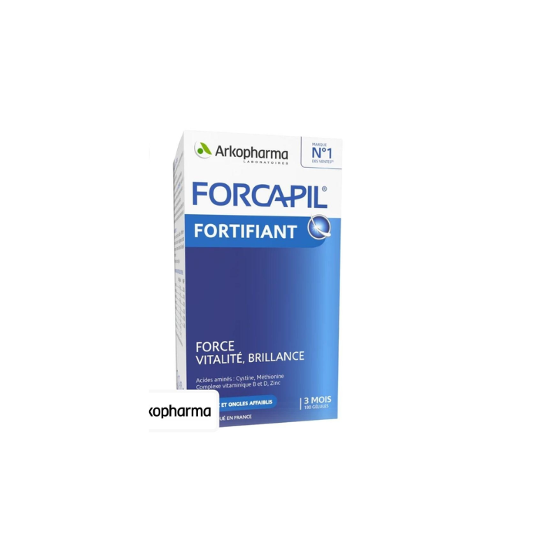Arkopharma Forcapil Fortifying Hair & Nails - 180 كبسولة