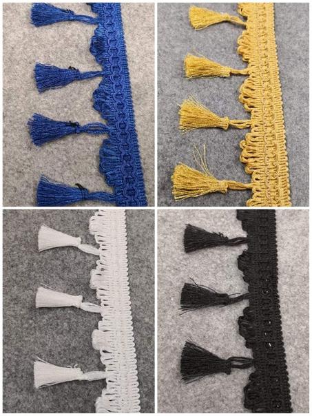 Banda cu ciucuri de 8 cm pentru draperii și perdele