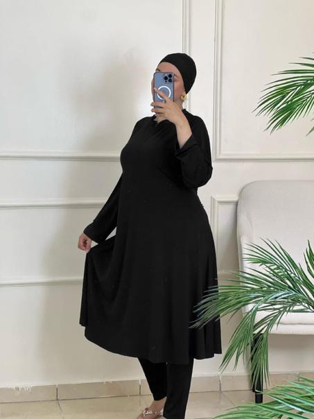 ستايل، أناقة و ستر ❤️ هاد البوركيني فيه كلشي لي كتمناي