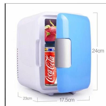 ثلاجه ميني صغيره متنقله سهله الاستخدام تبريد  و تسخين