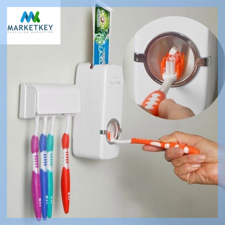 Distributeur de dentifrice et porte-brosse
