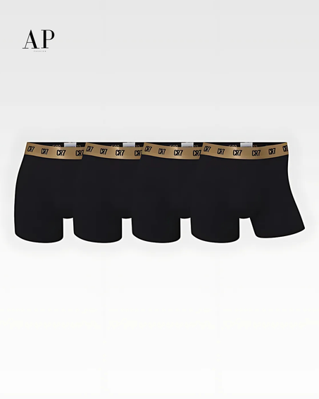 4 Pack - Boxers - Noir Doré