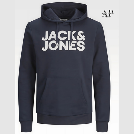 Sweat à capuche - Bleu - JACK & JONES