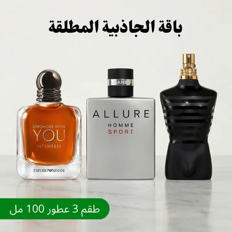 Baccarat rouge 540 + Le male le parfum + Allure homme sport