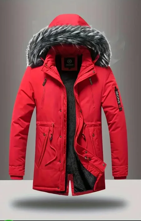 معطف شتوي دافئ وفاخر – تصميم أنيق لمواجهة البرد بكل راحة