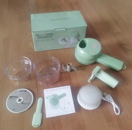 4 in 1 Handheld Electric Vegetable Slicer Set