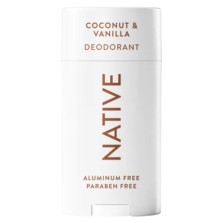 Desodorante Native Contiene Ingredientes Derivados Naturalmente, Control de Olor de 72 Horas | Desodorante para Mujeres y Hombres, Sin Aluminio con Bicarbonato de Sodio, Aceite de Coco y Mant
