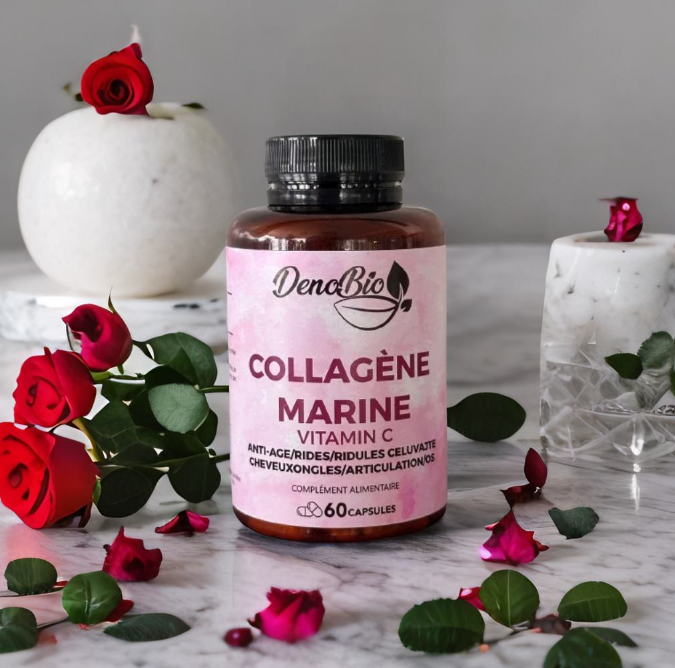 Collagène Marin Pur (Peptides) + Vitamine C — Regénération, Fermeté & Éclat