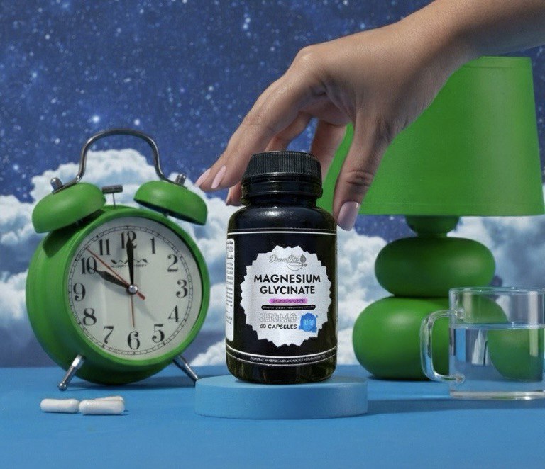 DenoBio Magnesium Glycinate 350 mg . 60 gellule