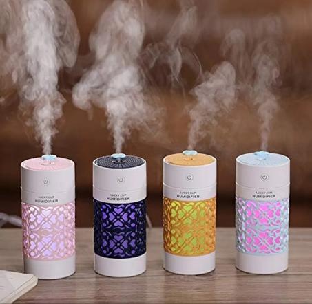 مرطب هواء معى مصباح للاسترخاء و الراحة