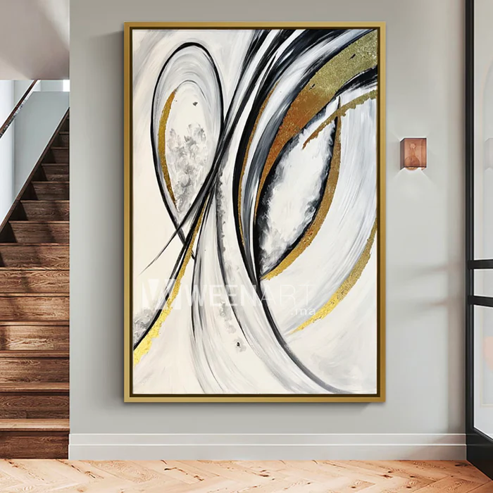 Décoration Moderne Femme – Art Chanel Style Graffiti