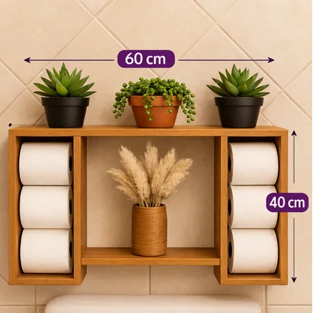 Étagère de salle de bain moderne