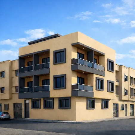 تلات شقق بتمزارت أيت ملول متوفر الطابق 1